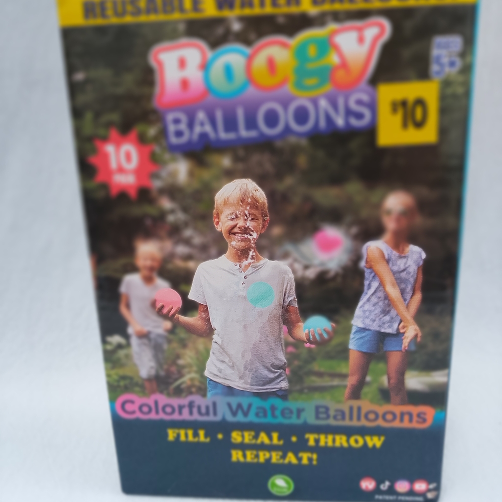 REUSABLE *The BOOGIE Colorful Water Balloons by Boogie Balloons Perfect 4 Party